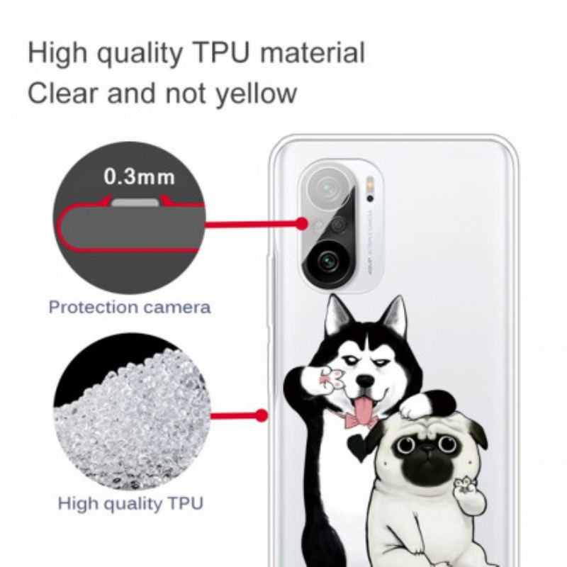 Coque Poco F3 / Xiaomi Mi 11i 5G Drôles de Chiens