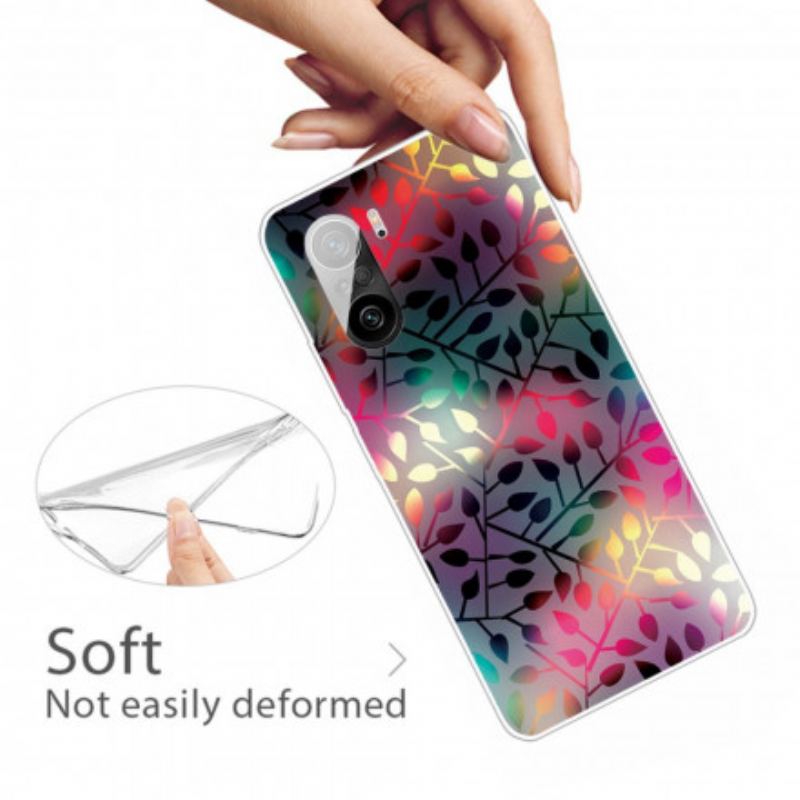 Coque Poco F3 / Xiaomi Mi 11i 5G Feuilles