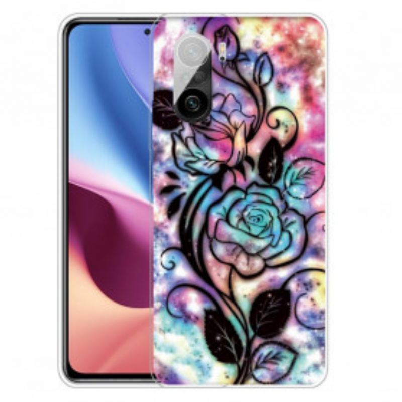 Coque Poco F3 / Xiaomi Mi 11i 5G Fleur Graphique