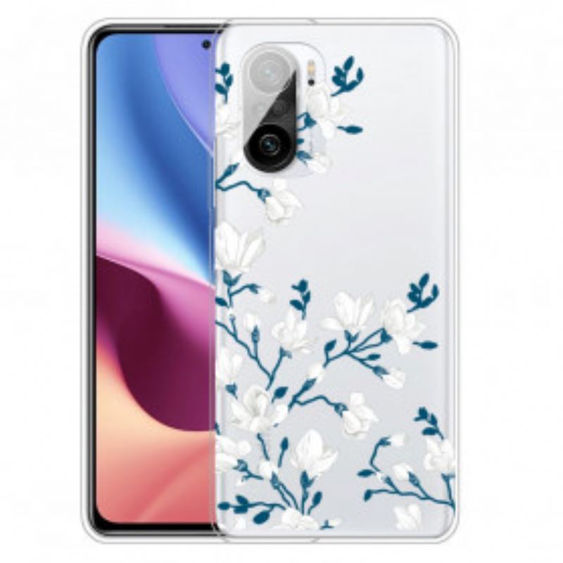 Coque Poco F3 / Xiaomi Mi 11i 5G Fleurs Blanches