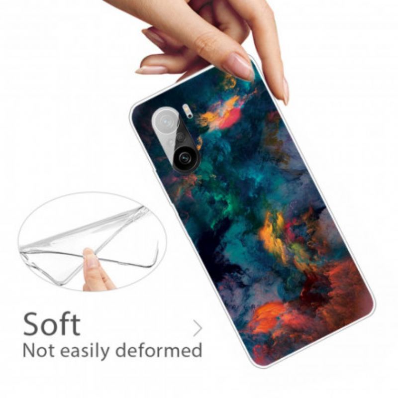 Coque Poco F3 / Xiaomi Mi 11i 5G Nuages Colorés