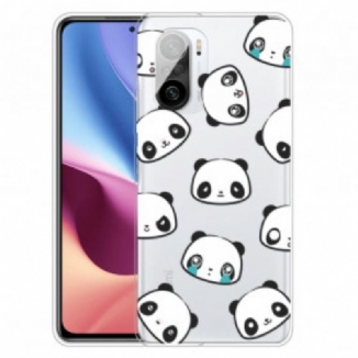 Coque Poco F3 / Xiaomi Mi 11i 5G Pandas Sentimentaux