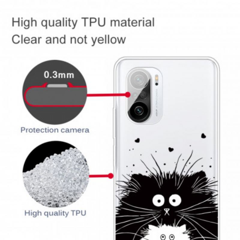 Coque Xiaomi Poco F3 / Xiaomi Mi 11i 5G Regarde les Chats