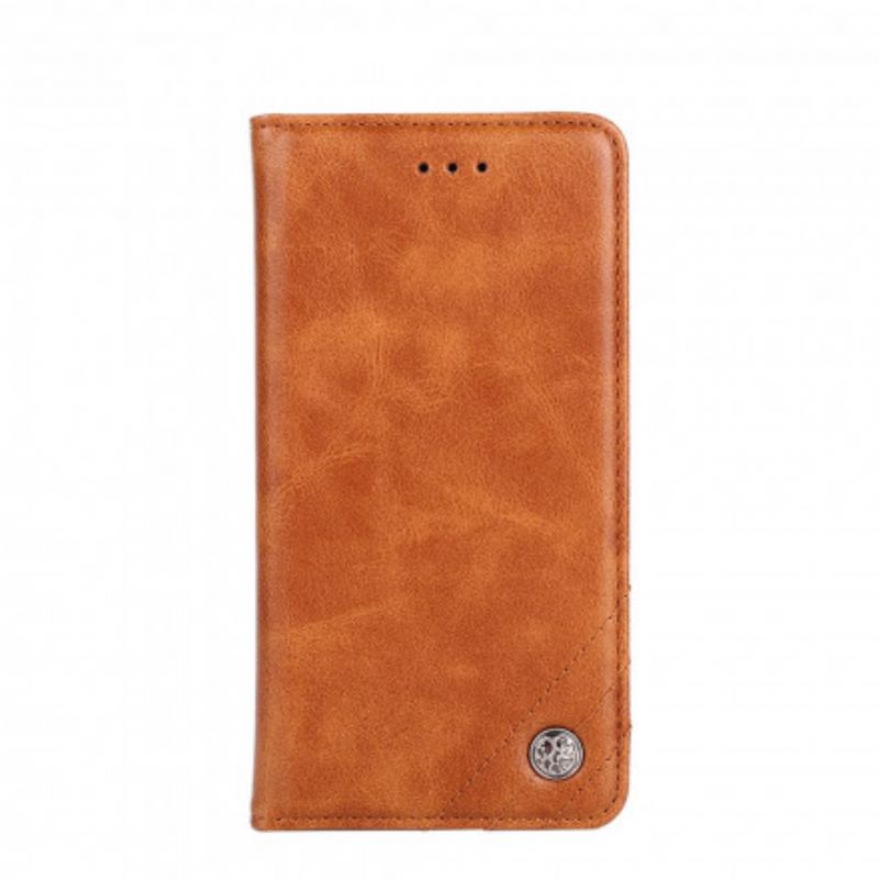 Flip Cover Poco F3 / Xiaomi Mi 11i 5G Style Cuir Rivet