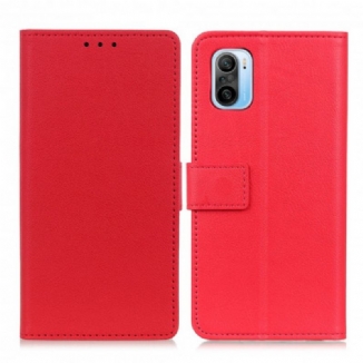 Housse Poco F3 / Xiaomi Mi 11i 5G Effet Cuir Simple