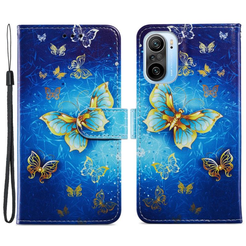 Housse Poco F3 / Xiaomi Mi 11i 5G Vol de Papillons