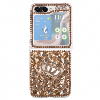 Coque Samsung Galaxy Z Flip 5 Breloques Couronne