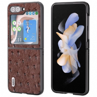 Coque Samsung Galaxy Z Flip 5 Style Autruche ABEEL