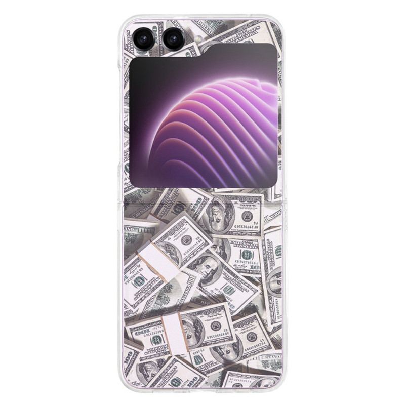 Coque Samsung Galaxy Z Flip 5 Transparente Money Money