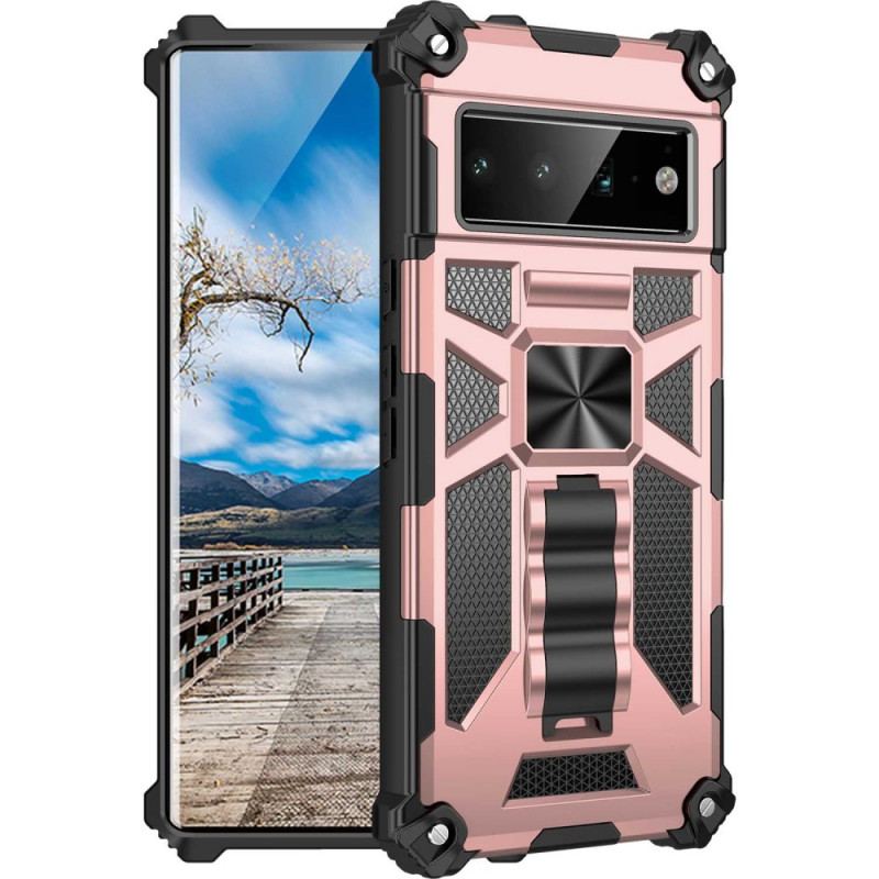 Coque Google Pixel 6 Pro Bicolore Support Amovible