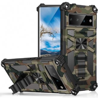 Coque Google Pixel 6 Pro Camouflage Support Amovible