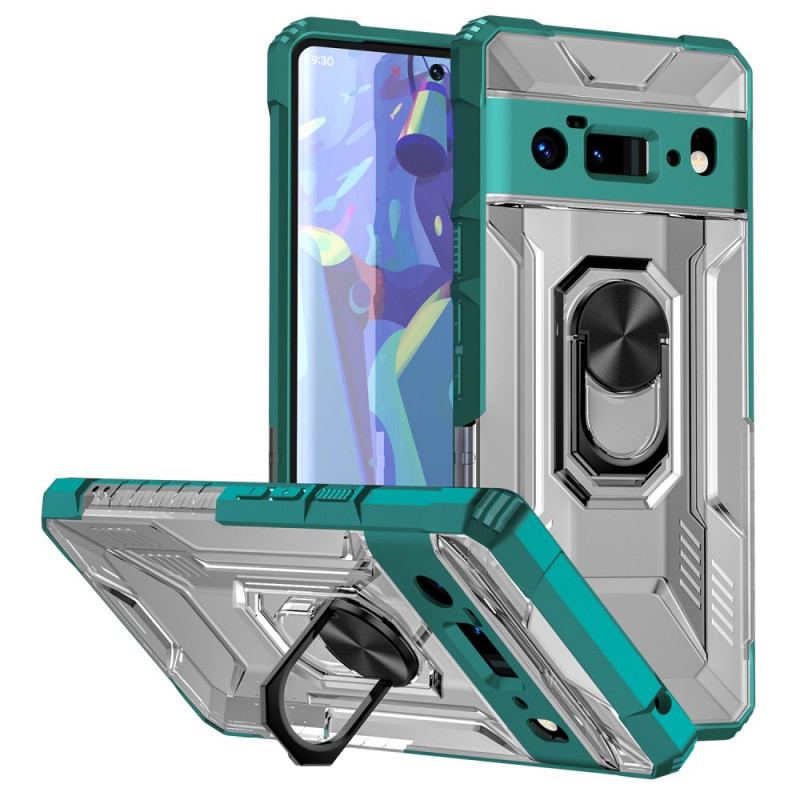 Coque Google Pixel 6 Pro Rugged Shield Anneau Support