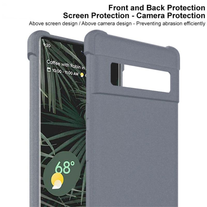 Coque Google Pixel 6 Pro Silicone Flexible avec Film pour Écran IMAK