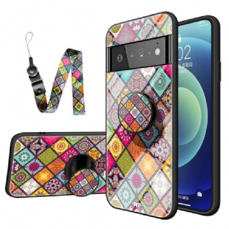 Coque Google Pixel 6 Pro Support Magnétique Patchwork