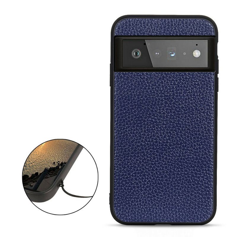 Coque Google Pixel 6 Pro Véritable Cuir Business