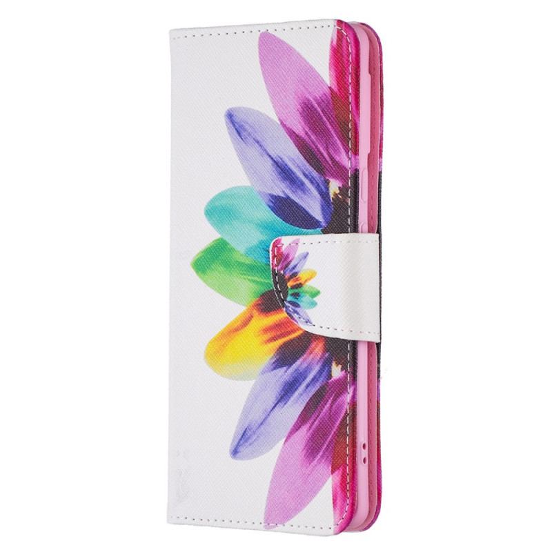 Flip Cover Google Pixel 6 Pro Fleur Aquarelle