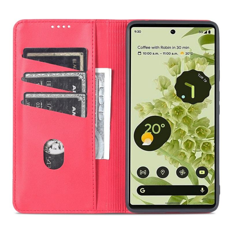 Flip Cover Google Pixel 6 Pro Style Cuir AZNS