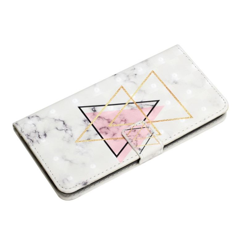 Housse Google Pixel 6 Pro Triangle en paillettes