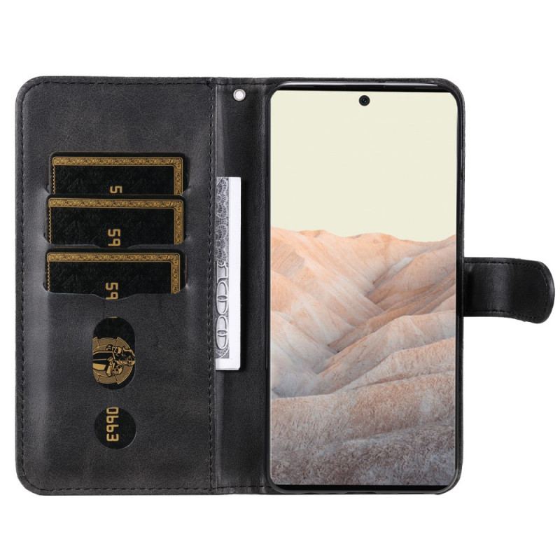 Housse Google Pixel 6 Pro Vintage Porte-Monnaie