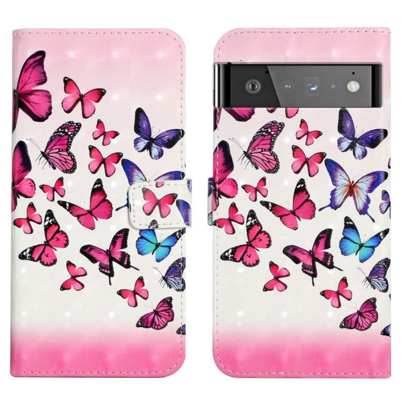 Housse Google Pixel 6 Pro Vol de Papillons