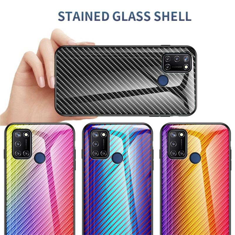 Coque Realme 7i Verre Trempé Fibre Carbone