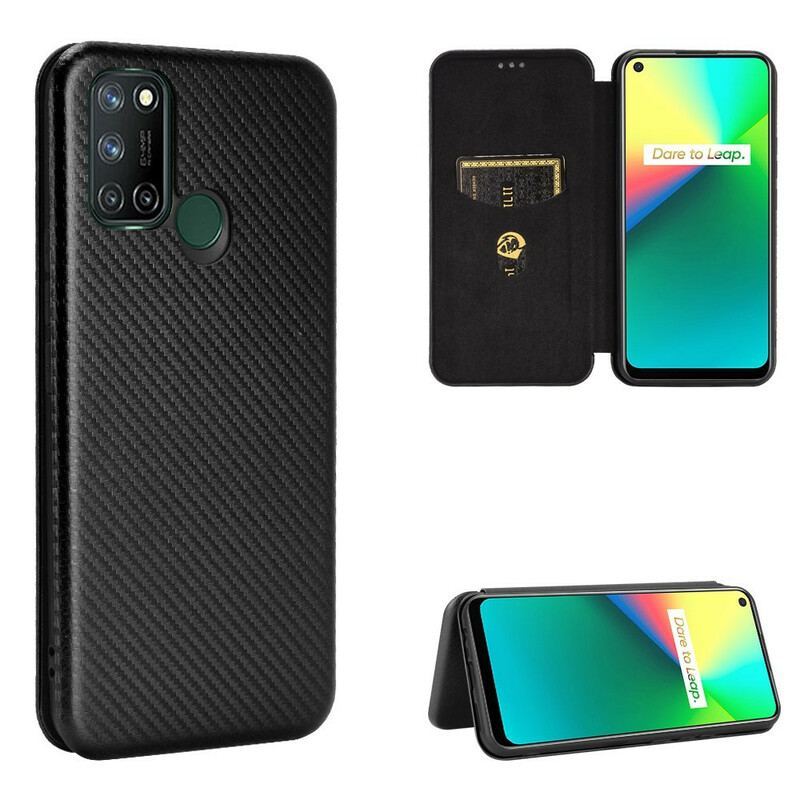 Flip Cover Realme 7i Silicone Carbone