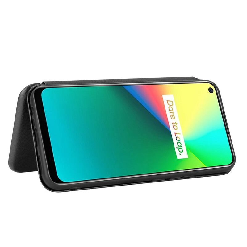 Flip Cover Realme 7i Silicone Carbone