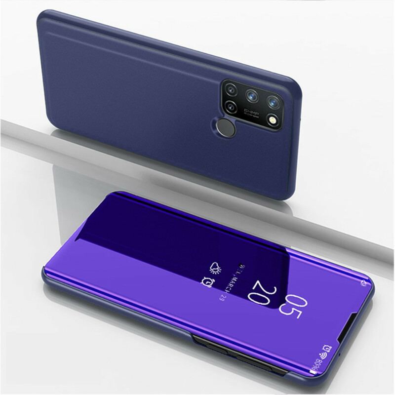 View Cover Realme 7i Miroir et Simili Cuir