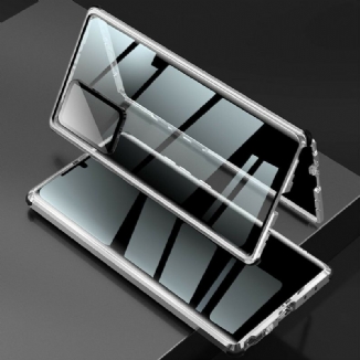 Coque Samsung Galaxy Note 20 Ultra Rebords Métal et Verre Trempé