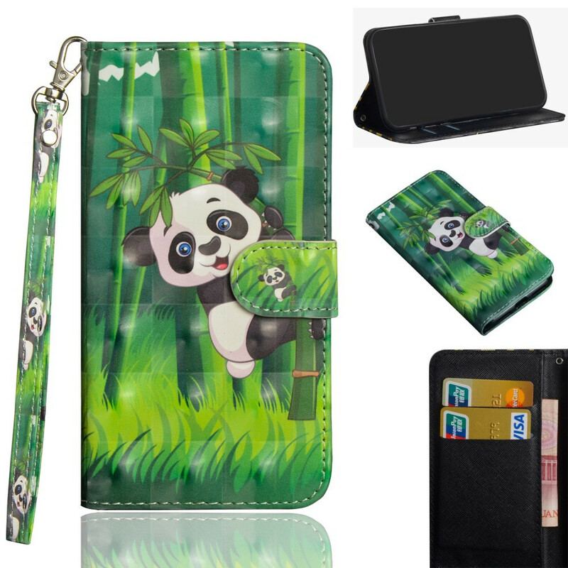 Housse Samsung Galaxy Note 20 Ultra Panda et Bambou