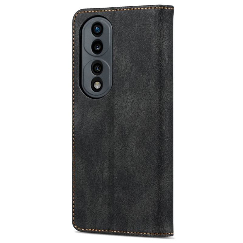 Housse Honor 70 AZNS Effet Cuir Coutures Apparentes