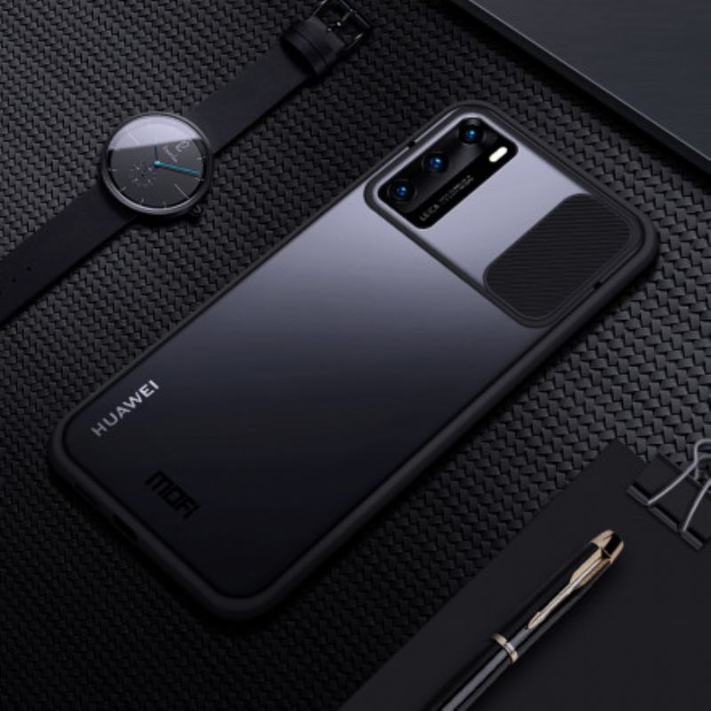 Coque Huawei P40 CamShield Rebords Colorés MOFI