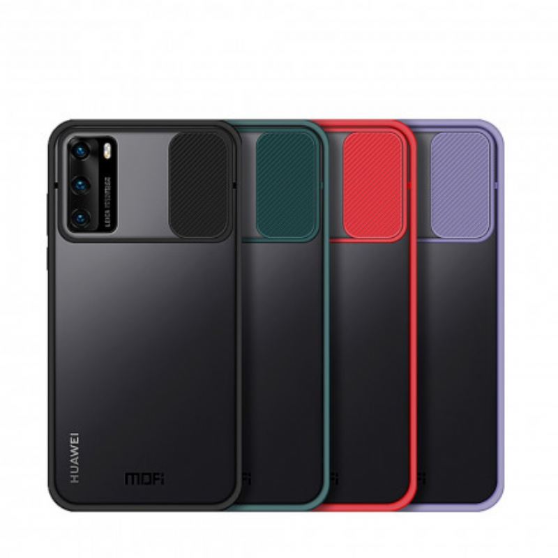 Coque Huawei P40 CamShield Rebords Colorés MOFI