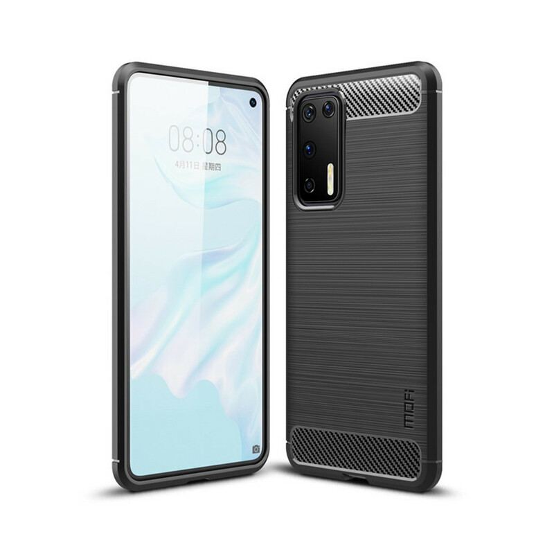 Coque Huawei P40 Fibre Carbone Brossée MOFI