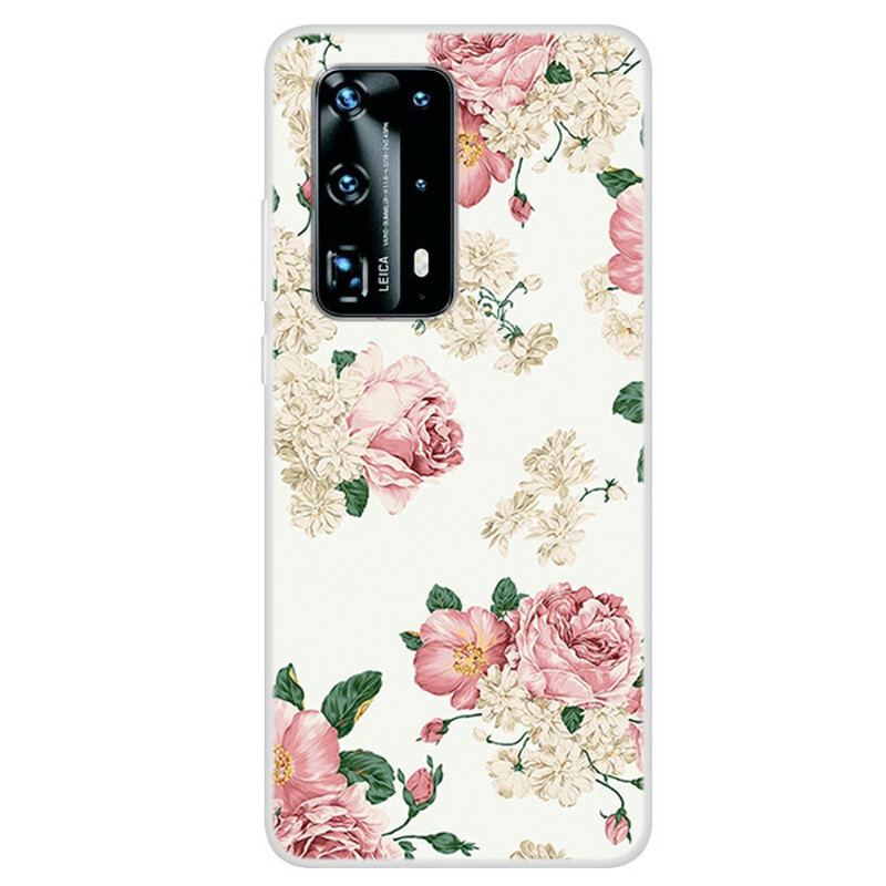 Coque Huawei P40 Fleurs Liberty