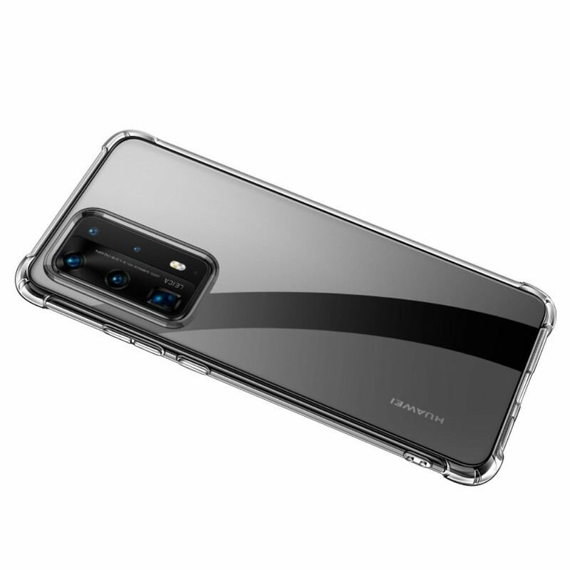 Coque Huawei P40 Transparente LEEU Coussins Protecteurs