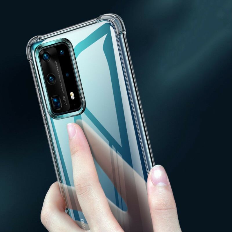 Coque Huawei P40 Transparente LEEU Coussins Protecteurs