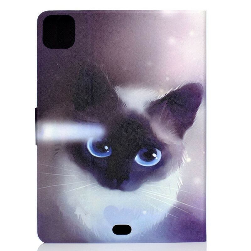 Housse iPad Air (2022) (2020) / Pro 11" Chat aux Yeux Bleus