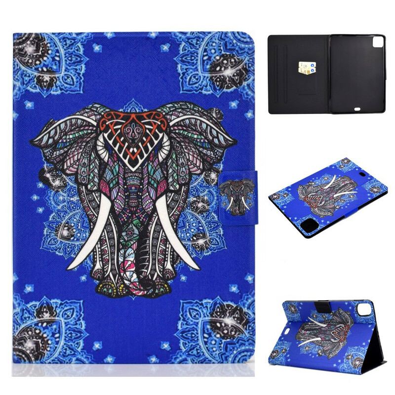 Housse iPad Air (2022) (2020) / Pro 11" Éléphant Mandala