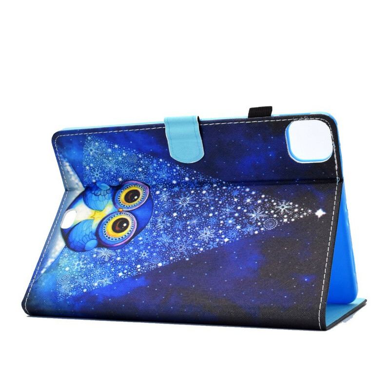 Housse iPad Air (2022) (2020) / Pro 11" Hibou Bleu