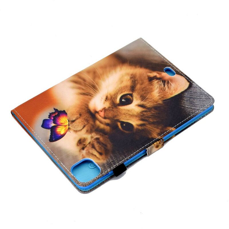 Housse iPad Air (2022) (2020) / Pro 11" Mon Chaton et Papillon