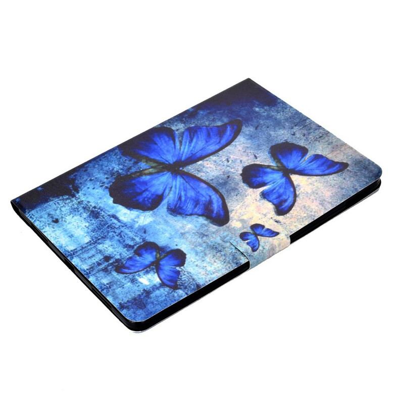 Housse iPad Air (2022) (2020) / Pro 11" Papillons Bleus