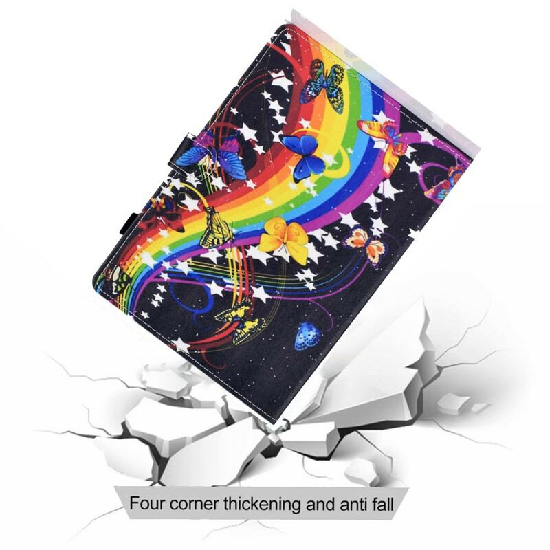 Housse iPad Air (2022) (2020) / Pro 11" Rainbow Butterflies