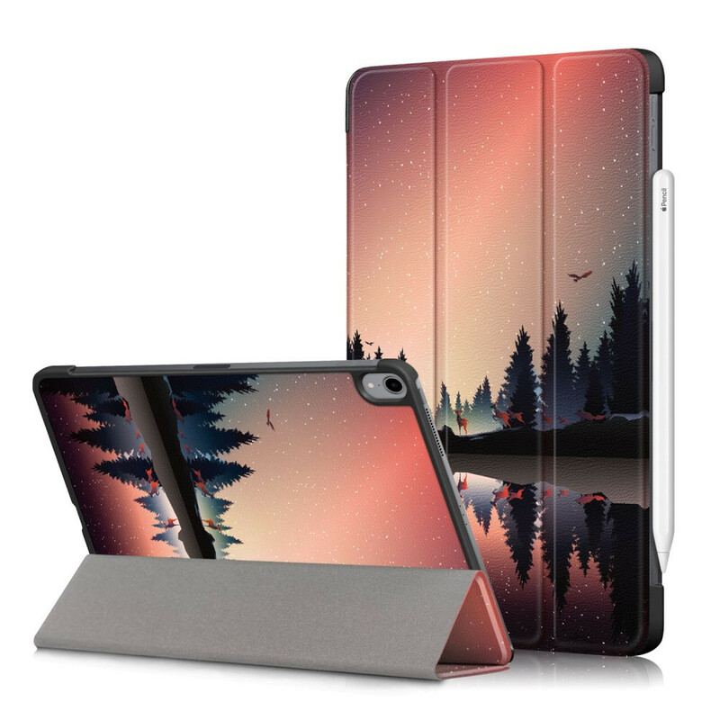 Smart Case iPad Air (2022) (2020) Hiboux Fun Forêt