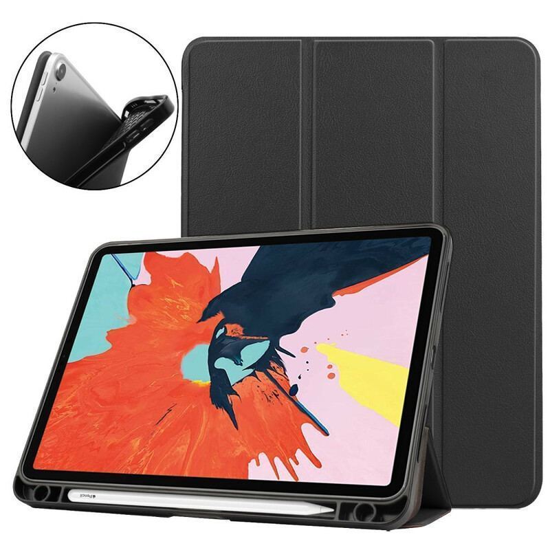 Smart Case iPad Air (2022) (2020) Style Cuir Litchi Porte-Stylet