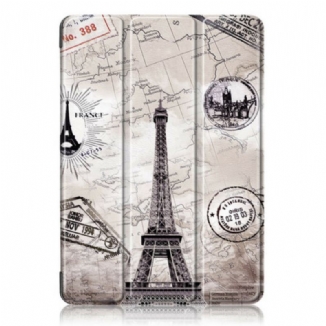 Smart Case iPad Air (2022) (2020) Tour Eiffel Rétro