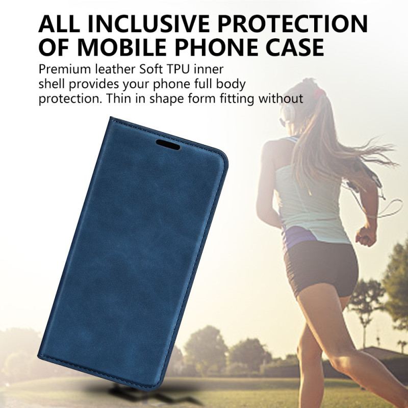 Flip Cover OnePlus Nord CE 3 Lite 5G Effet Cuir Uni