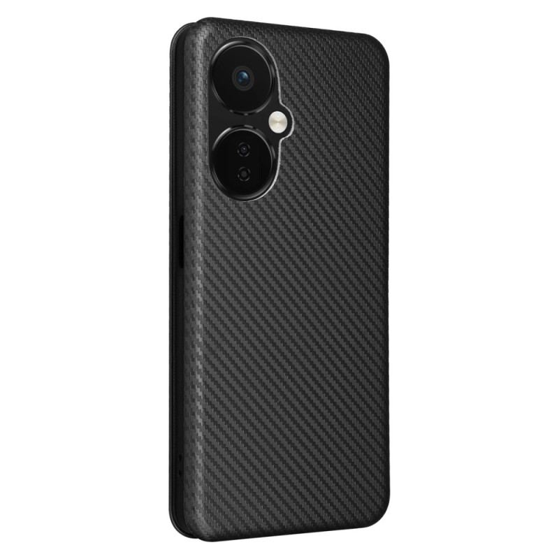 Flip Cover OnePlus Nord CE 3 Lite 5G Texture Fibre Carbone