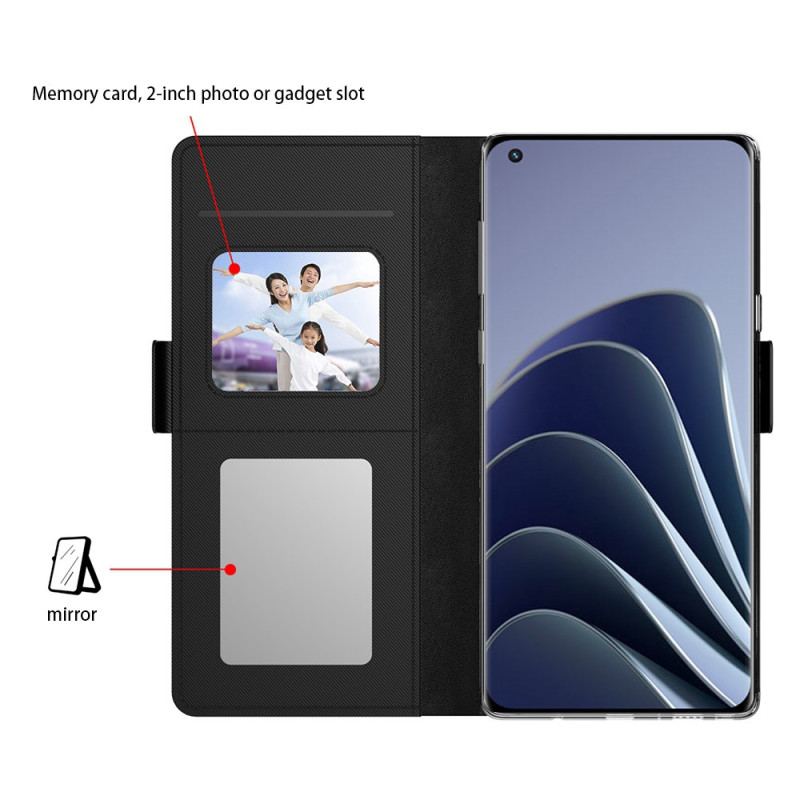 Housse OnePlus Nord CE 3 Lite 5G Miroir et Porte-Cartes Amovible