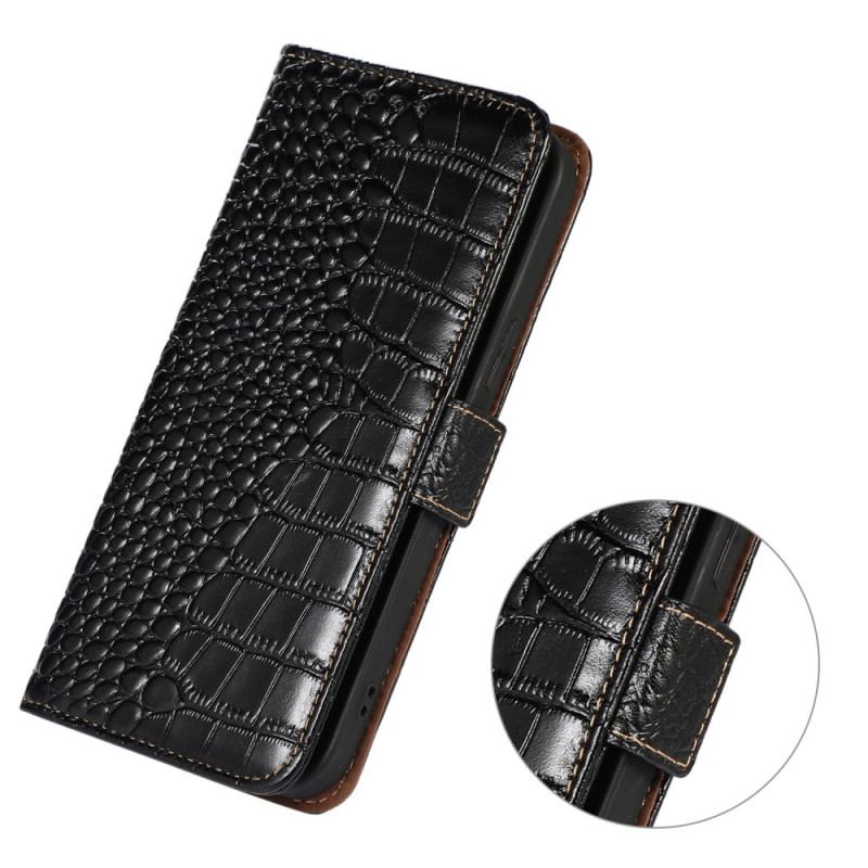 Housse OnePlus Nord CE 3 Lite 5G Style Crocodile RFID